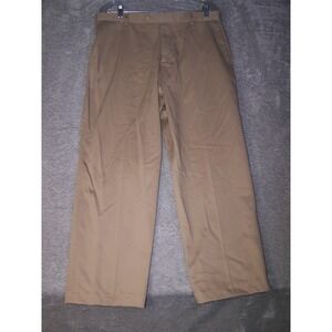 Kirkland Signature Men's Dress Pants Chinos Size 34x27‎ Khakis Flat Front